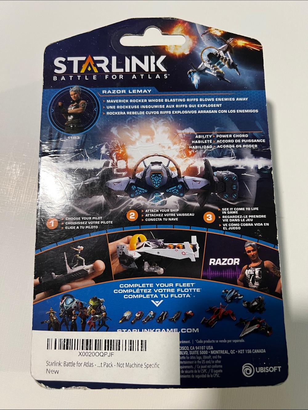 Starlink Razor Lemay Pilot Figure - Picture 2 of 5